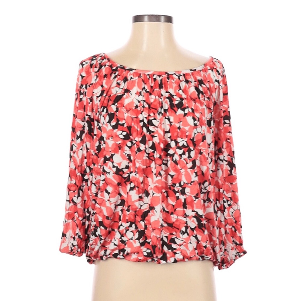 🔥 Michael Kors Three-Quarter Sleeve Blouse
